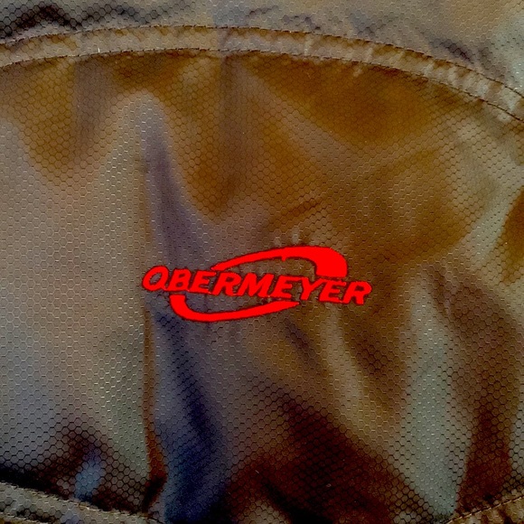 Obermeyer black woven nylon down insulated size 8 ski snowboard coat jacket puff - Picture 3 of 16